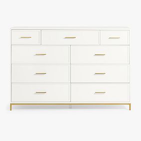 Open Box: Blaire 9-Drawer Grand Dresser (63.5"W x 19"D) - Simply White