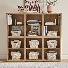 Keaton Cubby Wall Bookcase (66")