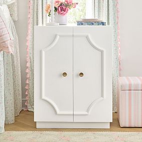 Dorm Polished Mini Fridge Cabinet (30")