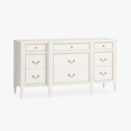 white fancy dresser Sikaic 7 Drawers for Bedroom To prevent injuries from furniture tip Grace 8 Drawer Modern White