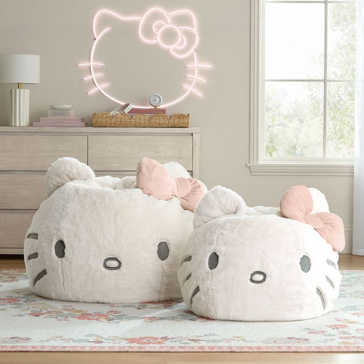 Hello Kitty® Bean Bag Chair Slipcover Only | Pottery Barn Teen