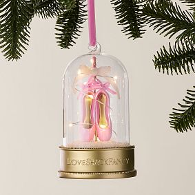 LoveShackFancy Light-Up Ballet Cloche Ornament