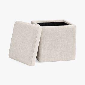 Simple Square Storage Ottoman