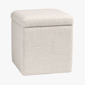 Simple Square Storage Ottoman