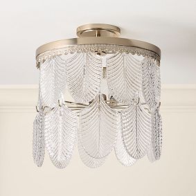 <i>Wicked</i> Deco Glass Flush Mount