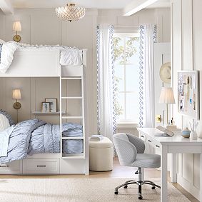 Olivia Embroidered Light-Filtering Curtain