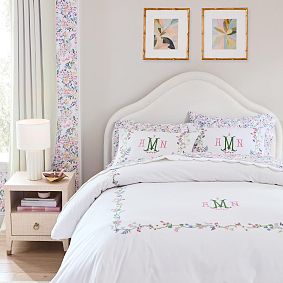 AERIN Floral Vine Border Duvet Cover