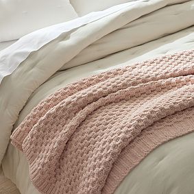 Chenille Knit Throw