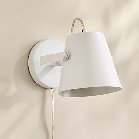 No Nails Metal Plug In Sconce (6")