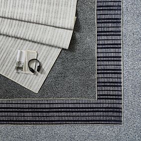 Washable Tonal Stripe Rug