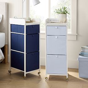 Tall Plug-In Rolling Cart (12.75"x35")