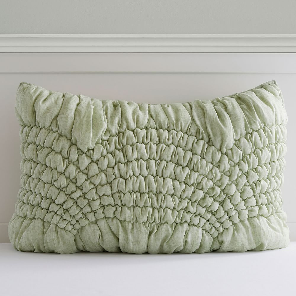 Cream Puff Microfiber Quilt - Sage