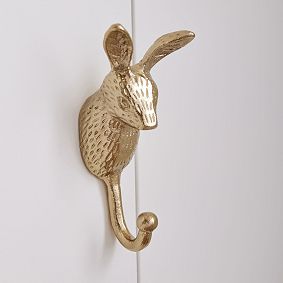 Gold Wall Hooks, Set of 3