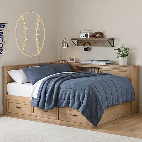 Hampton Corner Storage Bed