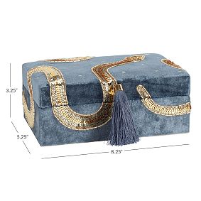 Harry Potter™ Nagini™ Beaded Velvet Jewellery Box