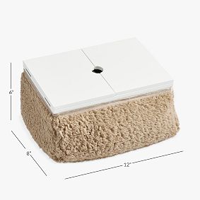 Mani Pedi Cozy Sherpa Lapdesk-Taupe