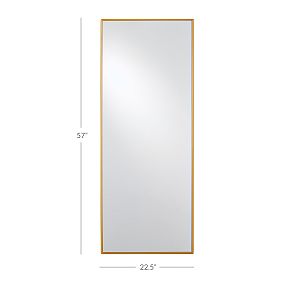 Metal Framed Full Length Mirror (23"x57")