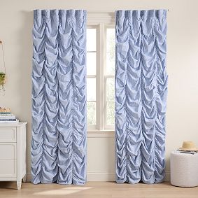 Nantucket Gingham Light-Filtering Curtain