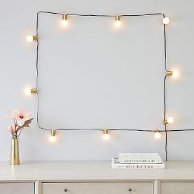 west elm x pbdorm Simple String Light