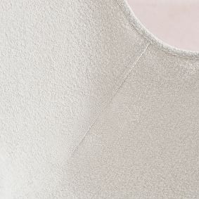 Chunky Bouclé Ivory Butterfly Chair