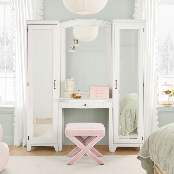 vanity dresser white Glossy Dressing Table Makeup Desk with 13-Drawer - Bed Bath & Beyond its all about keeping your products organized and easily accessible Homelegance Allura White Vanity Dresser