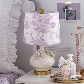 LoveShackFancy Floral Table Lamp (18")