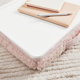 Simple Cozy Sherpa Blush Lapdesk