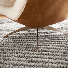 Textured Wool Rug - Greige