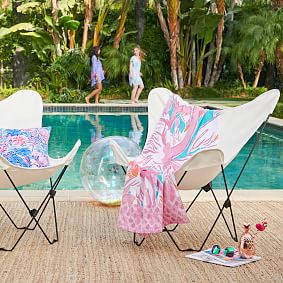 Canvada Natural Indoor/Outdoor Butterfly Chair