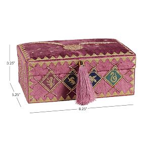 Harry Potter™ Golden Snitch™ Beaded Velvet Jewelry Box
