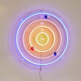 Neon Dart Board
