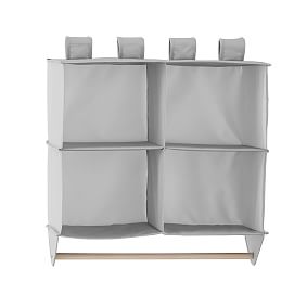 Recycled Double Bar Hanging Closet Organizer
