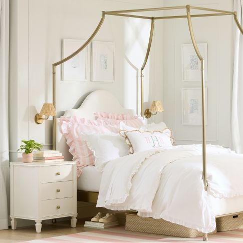 Pops of Gold Bedroom