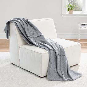 Sweatshirt Patched Throw