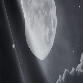 Moody Full Moon Recycled Tapestry