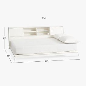 west elm x pbt Mid-Century Side Storage Platform Bed