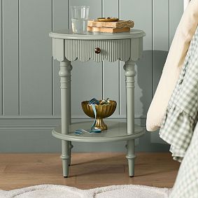 Chris Loves Julia Scallop Nightstand (16d")