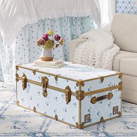 Hill House Home Clematis Scallop Standard Dorm Trunk (32")