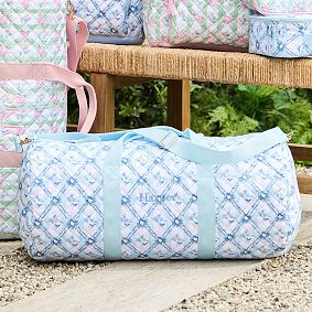 Hill House Home Quilted Duffle, Blue/Green