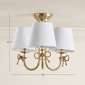 Forget-Me-Knot Flush Mount (14.5")