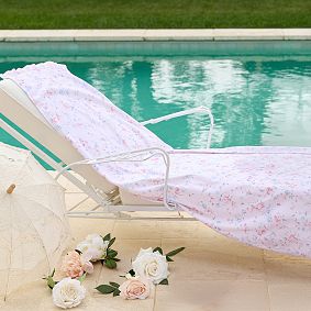 LoveShackFancy Windsor Rose Beach Towel UPF 50+