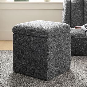 Simple Square Storage Ottoman