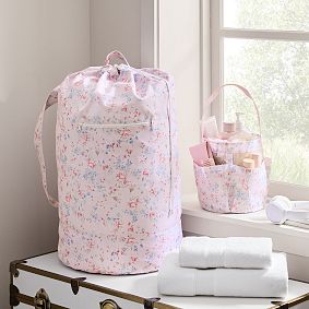 LoveShackFancy Windsor Rose Shower Caddy &amp; Laundry Bag Set