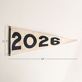 2026 Year Pennant Flag