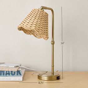 Emery Task Lamp w/USB C (16")