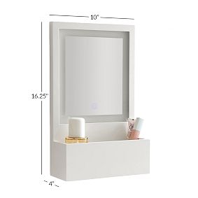 No Nails LED Wall Vanity (10"x 16.25")