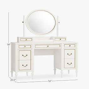 LoveShackFancy Parisian Storage Vanity Desk - Thumbnail 3