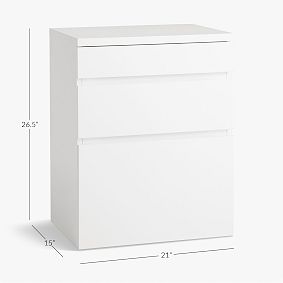 Bowen 3-Drawer Storage Cabinet (21")