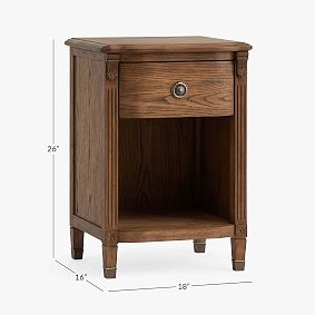 Chris Loves Julia Aged Oak Nightstand (18")