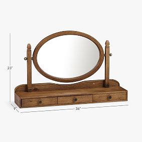 Chris Loves Julia Aged Oak Vanity Topper (36")
